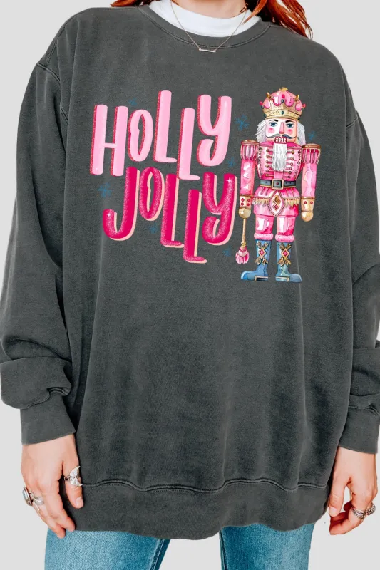 Holly Jolly Nutcracker Sweatshirt For Women sold by Fancy Tees