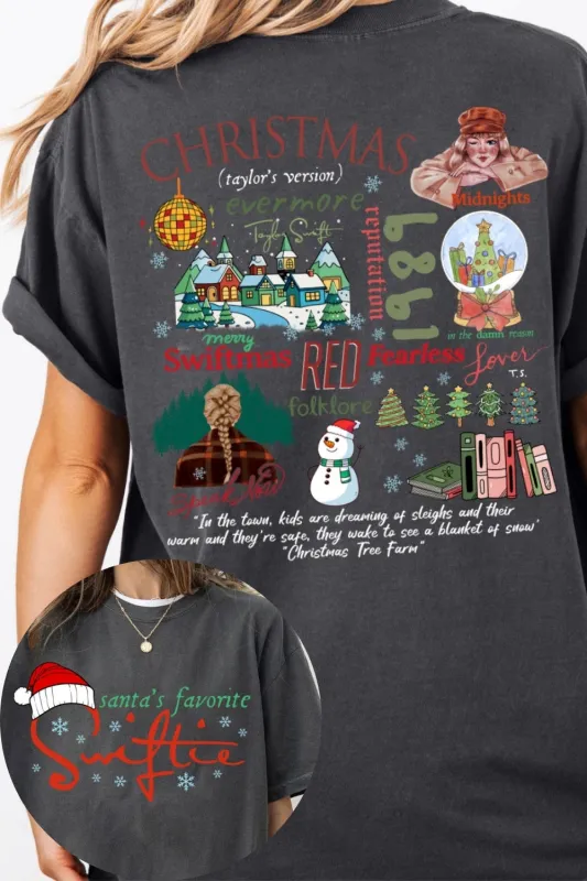 Merry Swiftmas Christmas Season Tee For Women sold by Fancy Tees