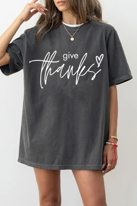 Give Thanks Faith Tee For Women sold by Fancy Tees