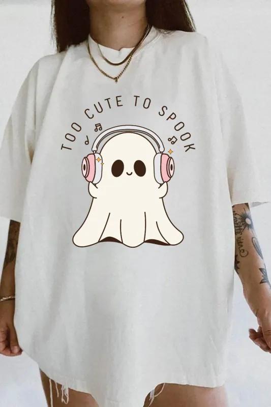 Too Cute To Spook Halloween Tee For Women sold by Fancy Tees