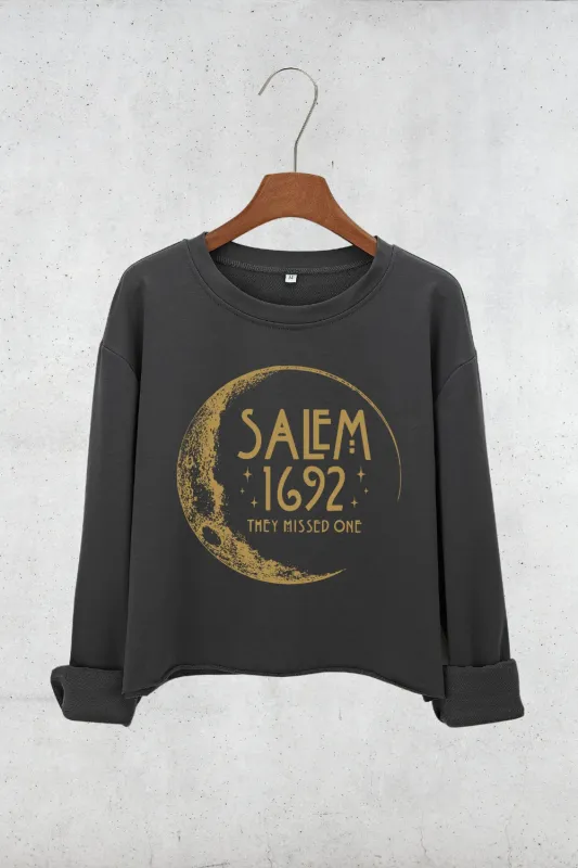 Salem 1692 They Missed One Crop Sweatshirt For Women sold by Fancy Tees