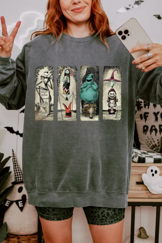 The Nightmare Before Christmas Sweatshirt For Women sold by Fancy Tees
