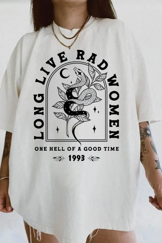 Long Live Rad Women Tee For Women sold by Fancy Tees