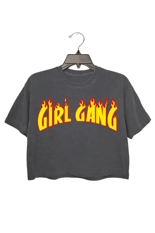 Girl Gang Crop Top For Women sold by Fancy Tees