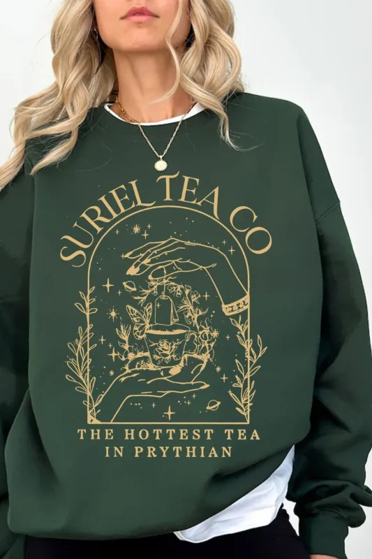 Suriel Tea Co A Court Of Thorns And Roses Sweatshirt For Women sold by Fancy Tees