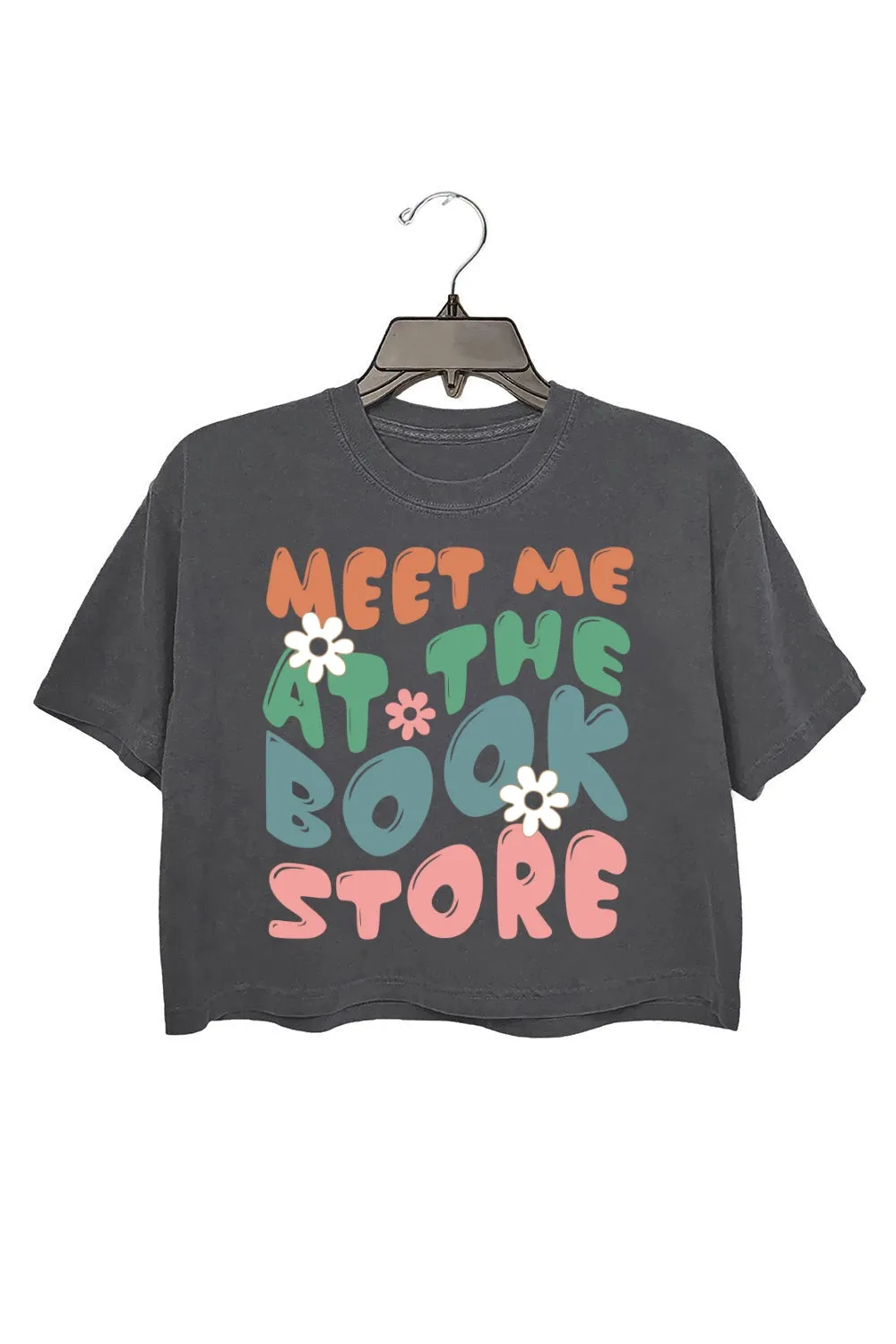 Meet Me At The Book Store Crop Top For Women sold by Fancy Tees