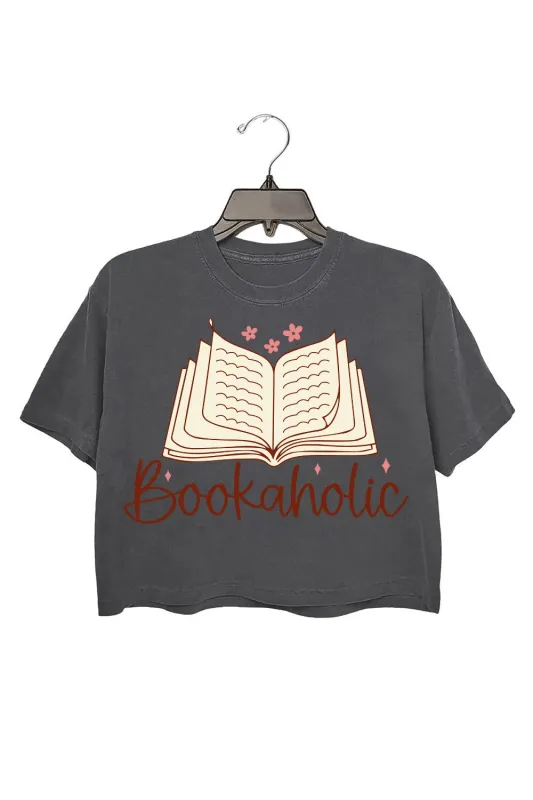 Bookaholic Funny Crop Top For Women sold by Fancy Tees