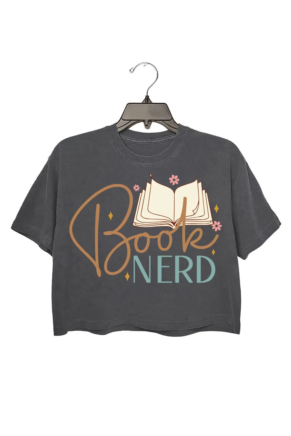 Book Nerd Crop Top For Women sold by Fancy Tees