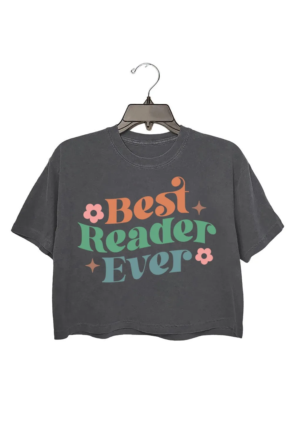 Best Reader Ever Crop Top For Women sold by Fancy Tees