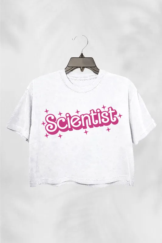 Girl Doll Scientist Crop Top For Women sold by Fancy Tees