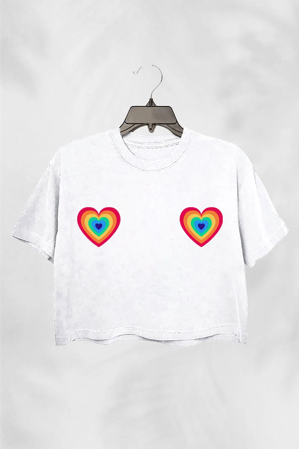 Funny Rainbow Pride Crop Top FOR Women sold by Fancy Tees