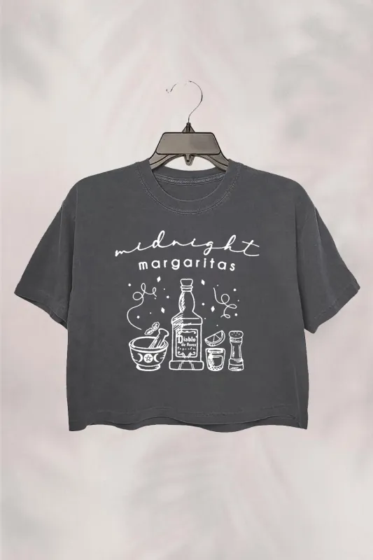 Midnight Margaritas Practical Magic Crop Top For Women sold by Fancy Tees