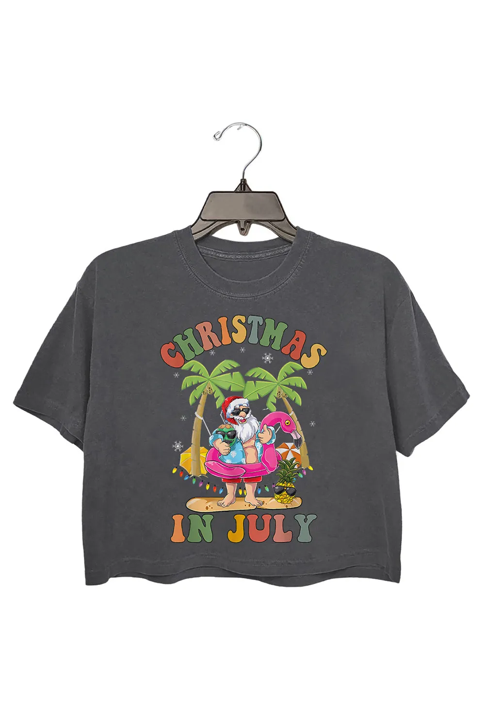 July Coconut Palm Crop Tee For Women sold by Fancy Tees