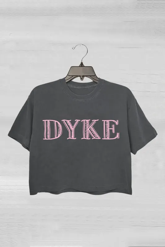 DYKE Crop Tee For Women sold by Fancy Tees