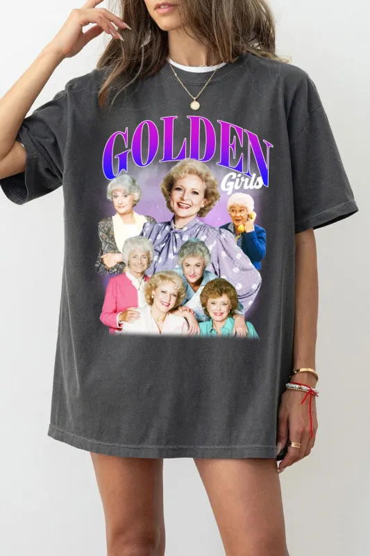 The Golden Girls 90's Bootleg Tee For Women sold by Fancy Tees