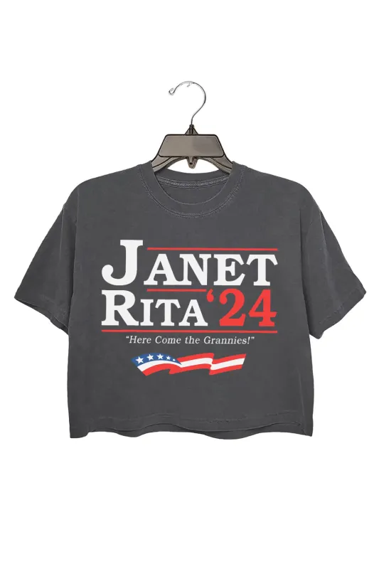 Janet And Rita for President 2024 Tee For Women sold by Fancy Tees