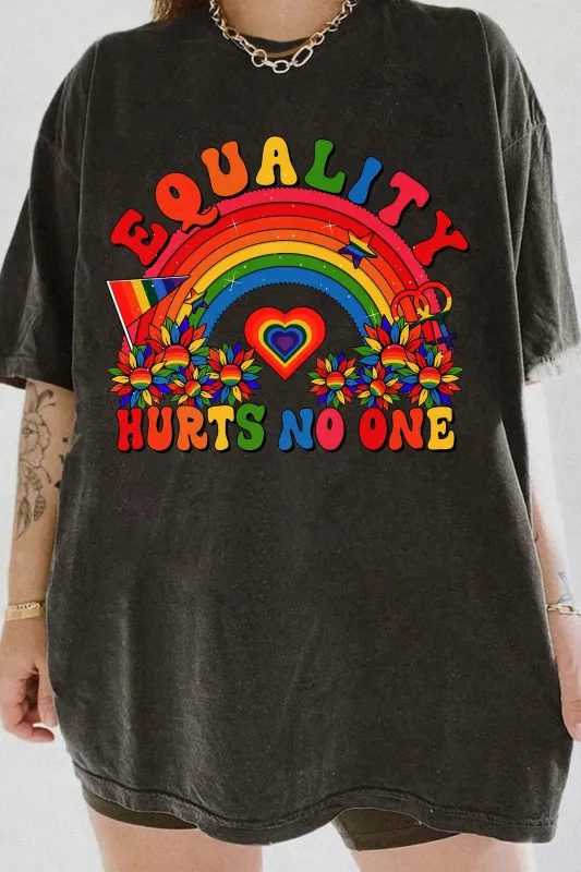 Equality Hurts No One Shirt LGBT Shirt Tee For Women sold by Fancy Tees