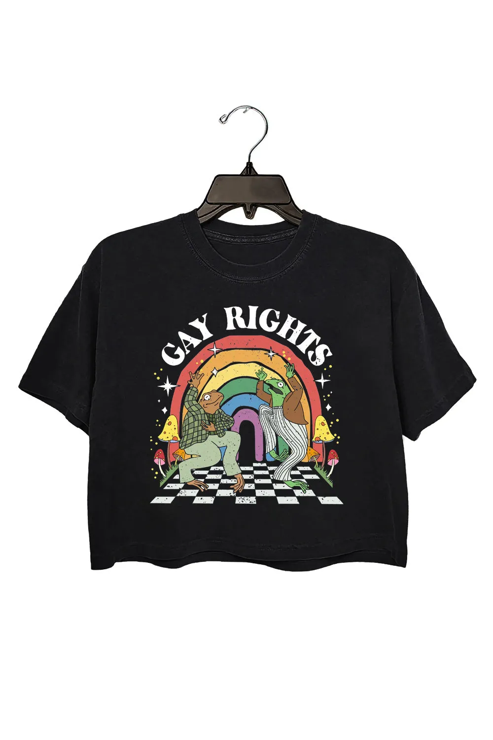 Pride Flag lgbtqia Pride Month Crop Top For Women sold by Fancy Tees