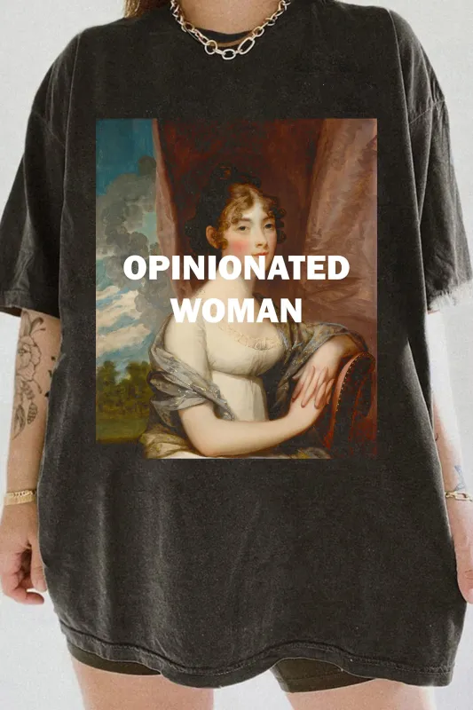 Opintinated Woman Tee For Women sold by Fancy Tees