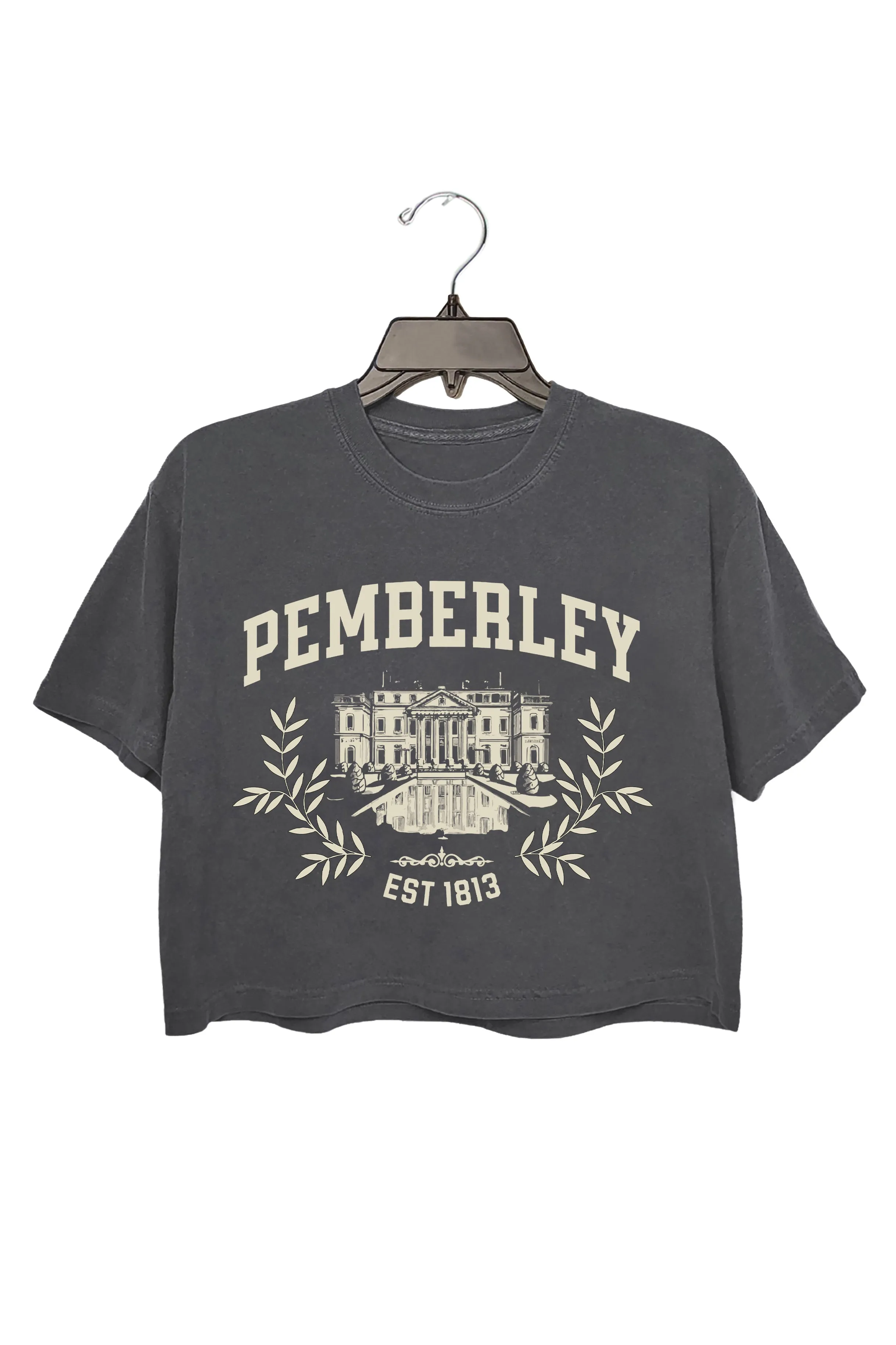 Pemberley EST 1813 Crop Top For Women sold by Fancy Tees