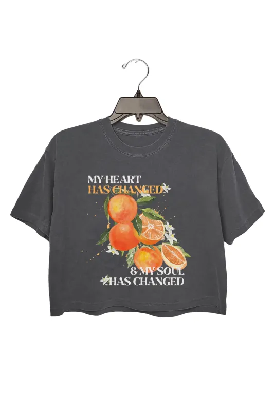 Orange Juice Mental Health Crop Top For Women sold by Fancy Tees