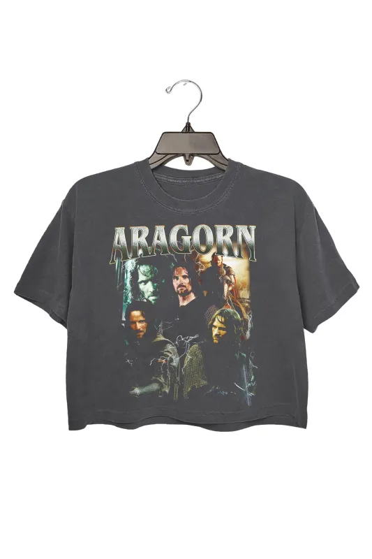 Vintage A.ragorn Person Crop Top For Women sold by Fancy Tees