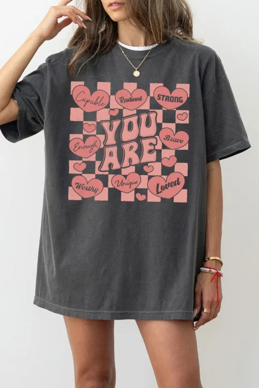 You Are Loved Capable Strong Brave Tee For Women sold by Fancy Tees