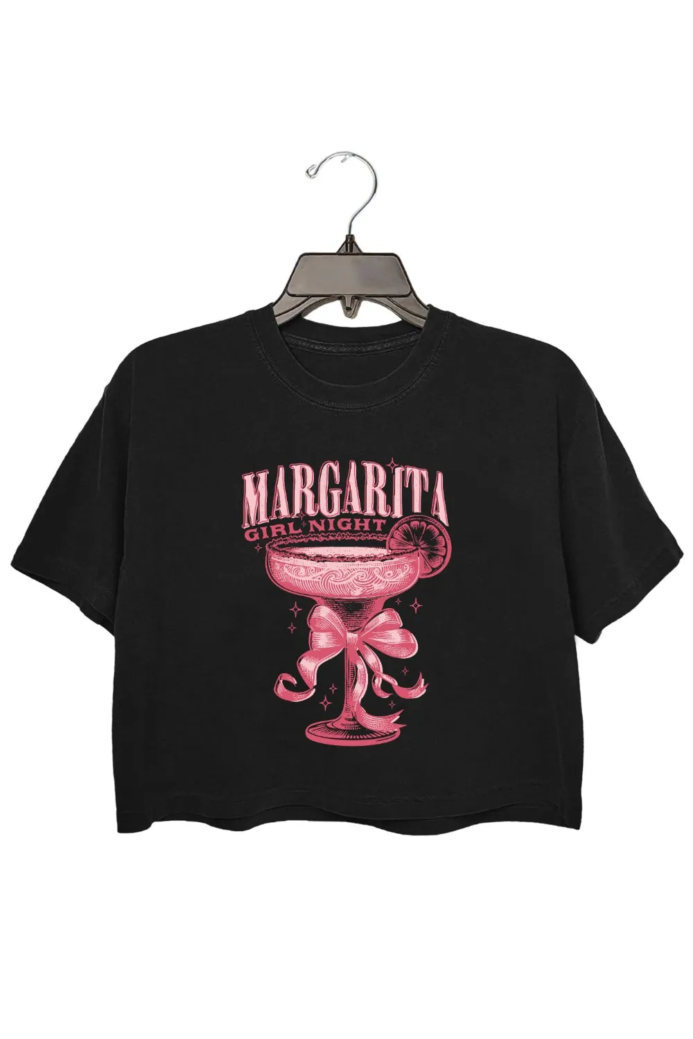 Margarita Girl Night Crop Top For Women sold by Fancy Tees product image thumbnail 3