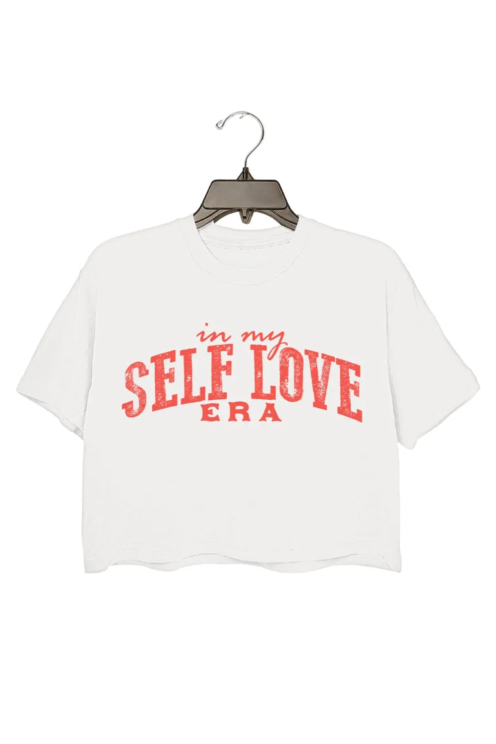 In My Self Love Era Crop Top For Women sold by Fancy Tees product image thumbnail 2