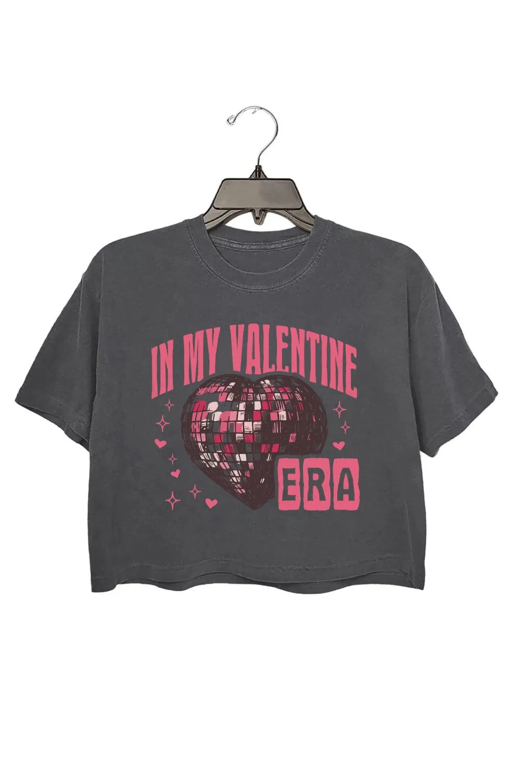 In My Valentine Era Crop Top For Women sold by Fancy Tees product image thumbnail 2
