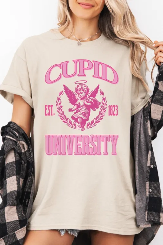 Cupid University Est 1823 Tee For Women sold by Fancy Tees