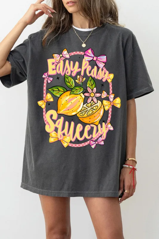 Preppy Easy Lemon Tee For Women sold by Fancy Tees