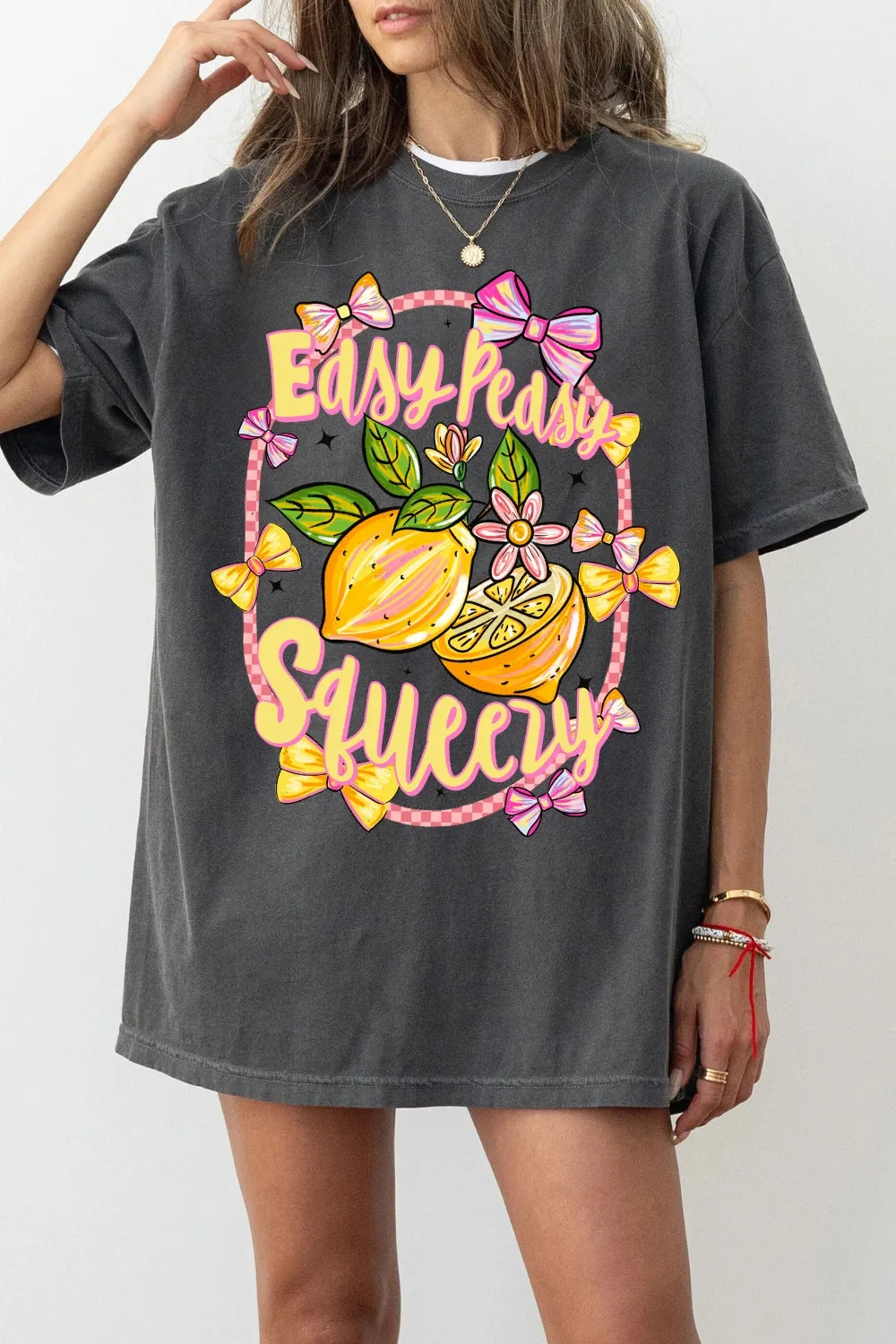Preppy Easy Lemon Tee For Women sold by Fancy Tees