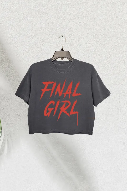 Final Girl Women Power Crop Tee For Women sold by Fancy Tees
