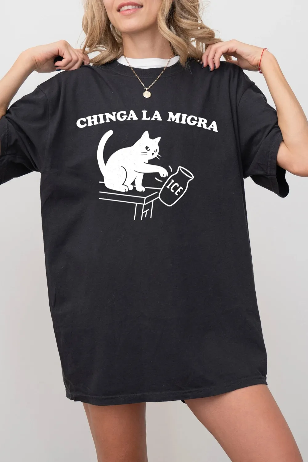 Funny Cat Support Equality Tee For Women sold by Fancy Tees product image thumbnail 3