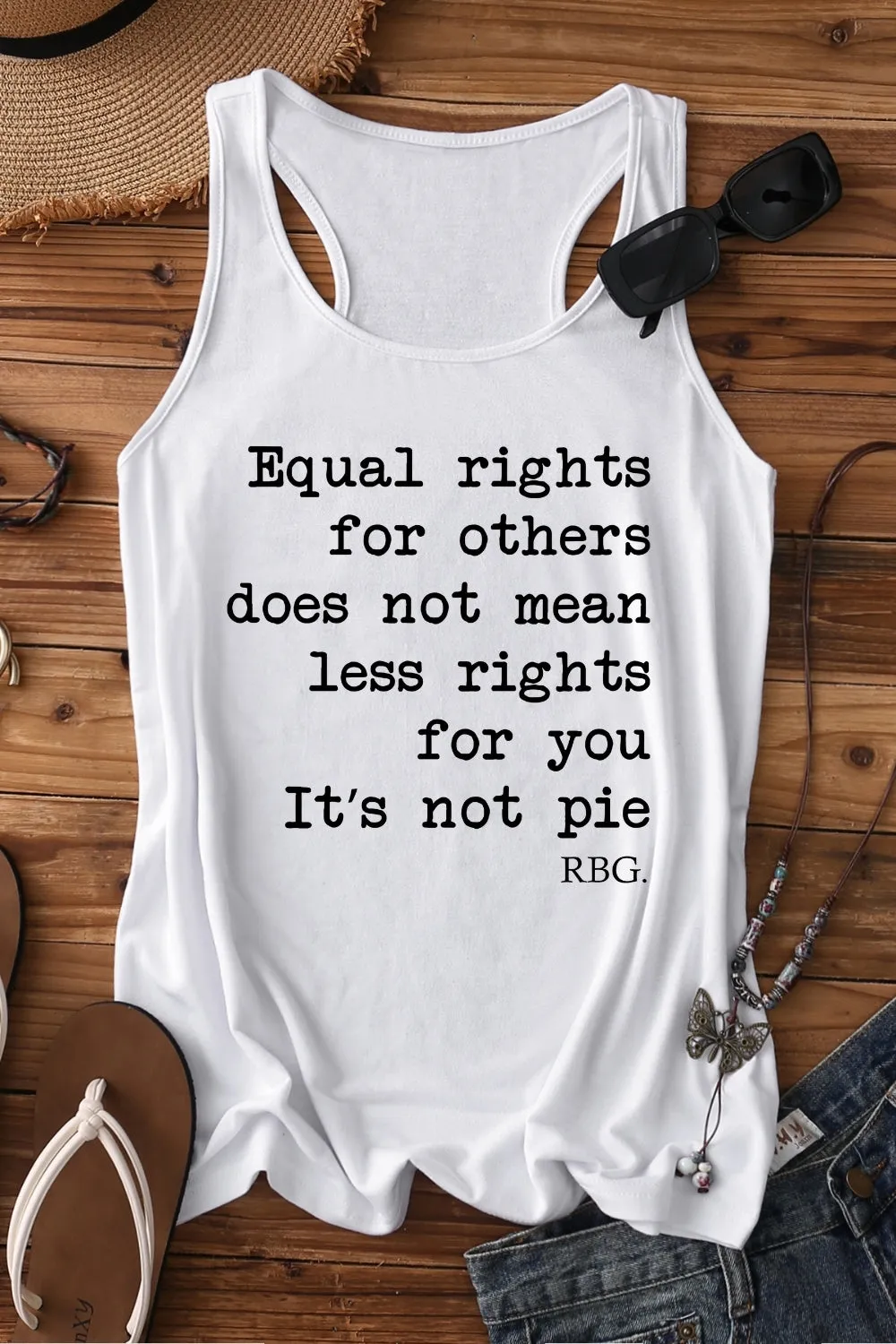 Equal Rights For Others Does Not Mean Less Rights For You Tank Top For Women sold by Fancy Tees product image thumbnail 2