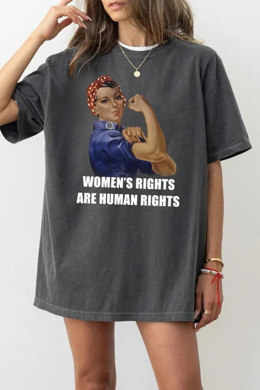 Women's Rights Are Human Rights Tee For Women sold by Fancy Tees