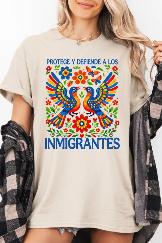 Protect Immigrants Birds Tee For Women sold by Fancy Tees