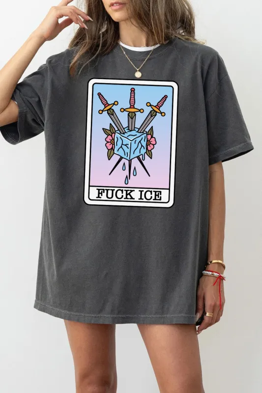 F*ck Ice Tarot Card Tee For Women sold by Fancy Tees