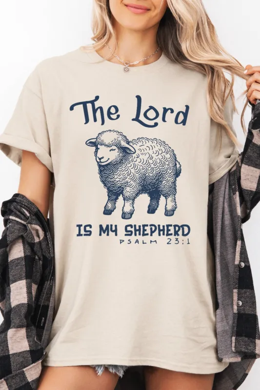 The Lord Is My Shepherd Tee For Women made by Fancy Tees
