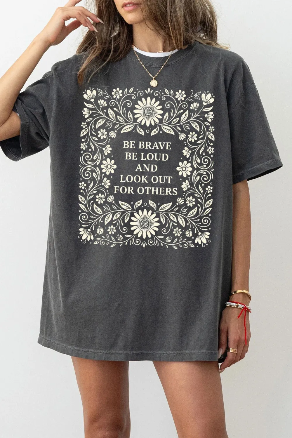 Be Brave Be Loud Resist Tee For Women sold by Fancy Tees