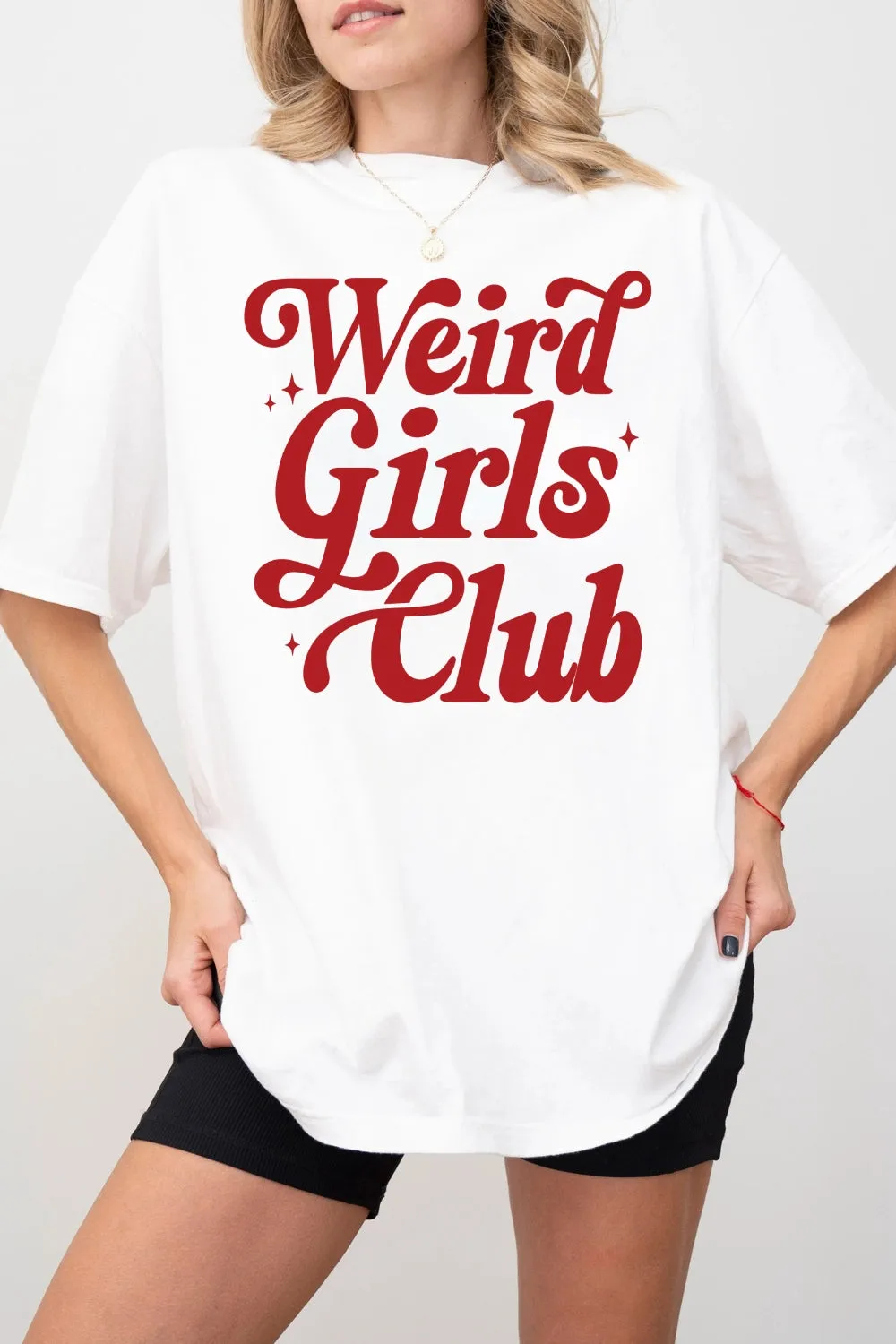 Weird Girls Club Feminist Quote Tee For Women sold by Fancy Tees product image thumbnail 4