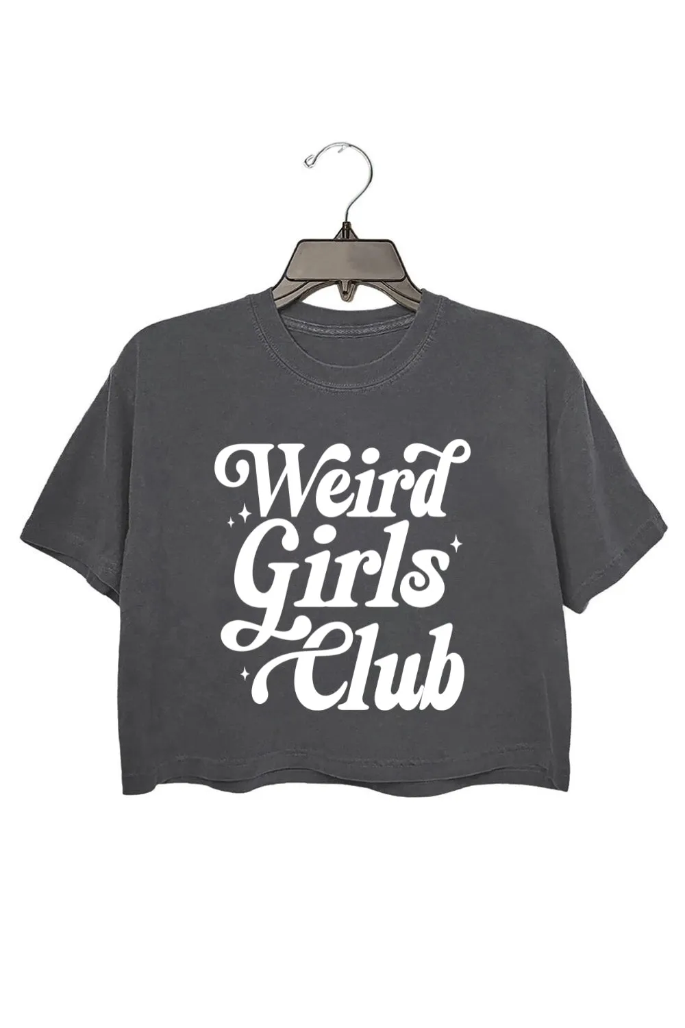 Weird Girls Club Feminist Quote Crop Tee For Women sold by Fancy Tees