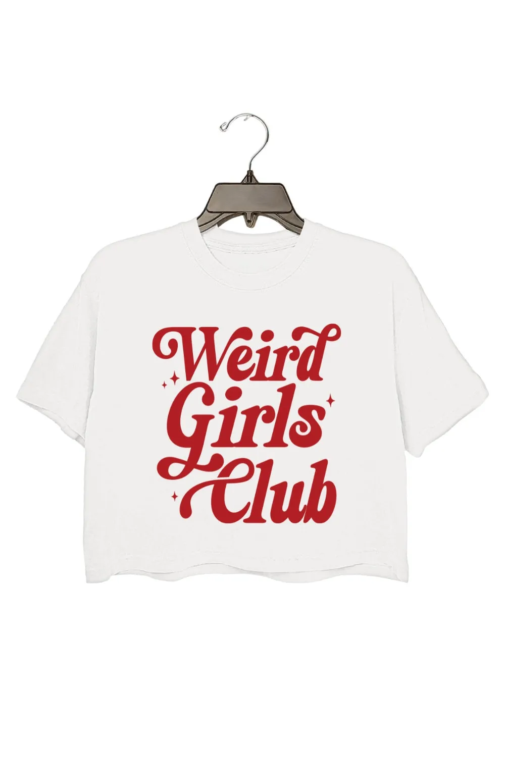 Weird Girls Club Feminist Quote Crop Tee For Women sold by Fancy Tees product image thumbnail 2