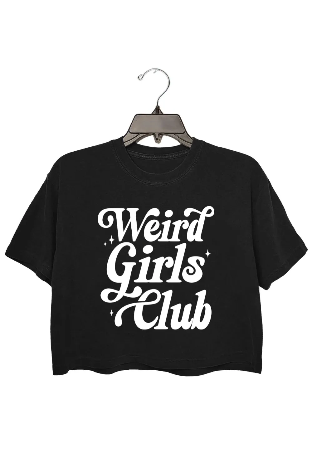 Weird Girls Club Feminist Quote Crop Tee For Women sold by Fancy Tees product image thumbnail 3