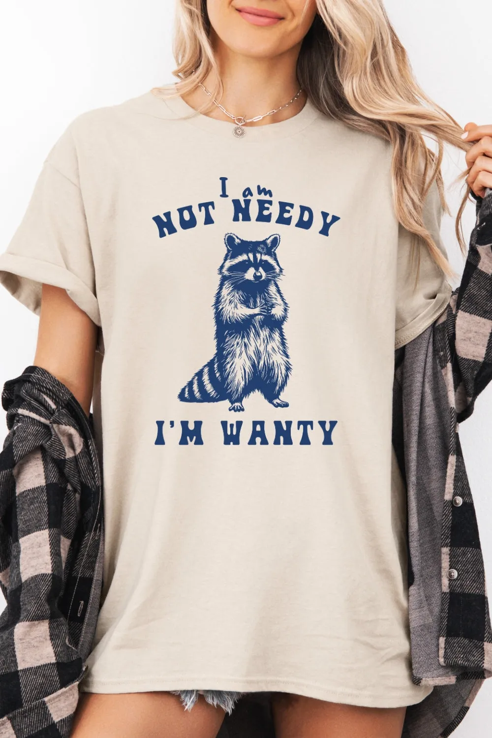 I'm Not Needy I'm Wanty Tee For Women sold by Fancy Tees product image thumbnail 2