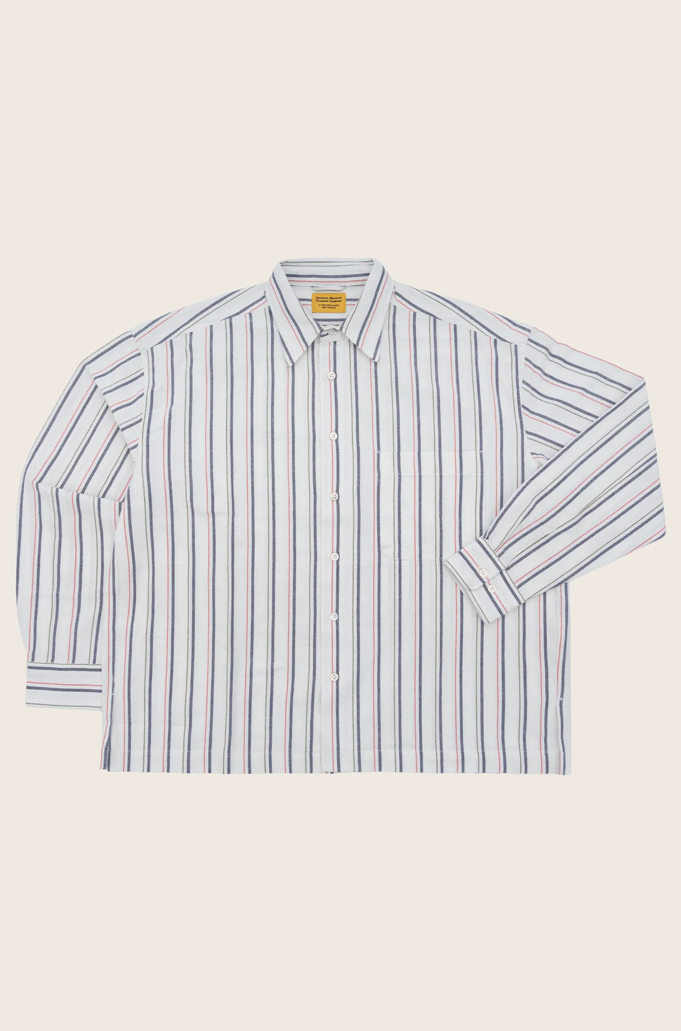 N°232 OMTC x Josh Peskowitz Boxy Dress Shirt sold by Original Madras Trading Co