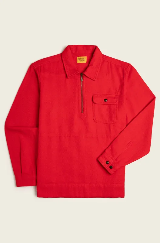 N°180 Collared Half Zip Long Sleeve made by Original Madras Trading Co