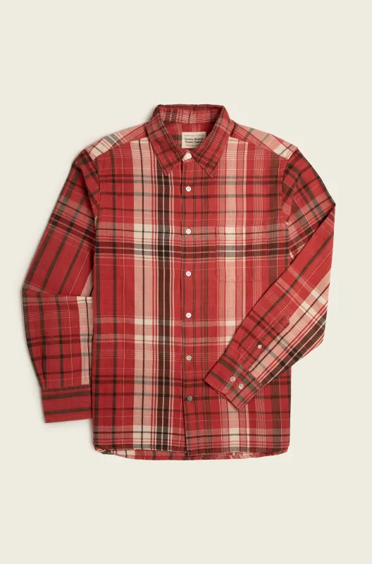 N°7 Straight Collar Long Sleeve Shirt sold by Original Madras Trading Co