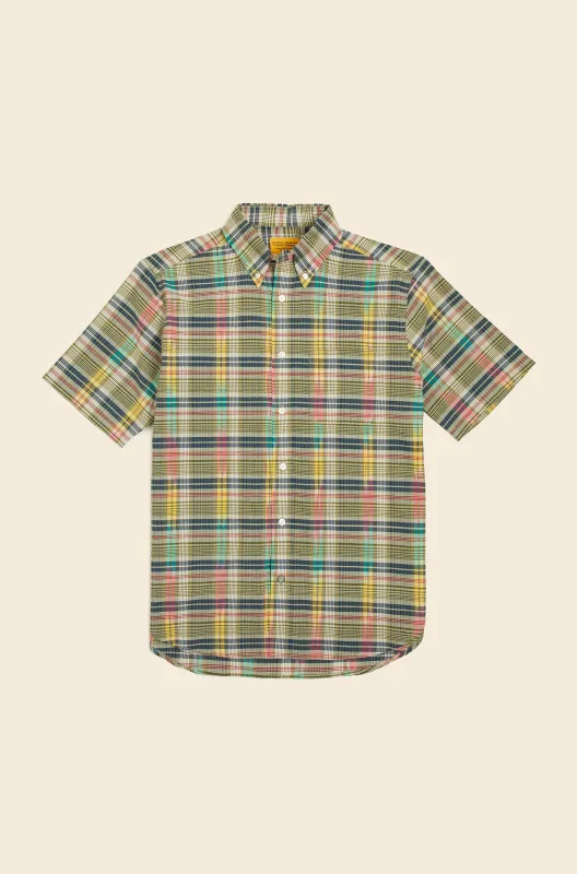 N°6 Classic Button Down Collar Short Sleeve Shirt sold by Original Madras Trading Co